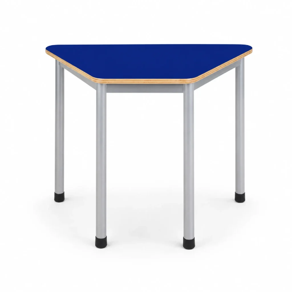 MESA PARVULO TRAPEZOIDAL AZUL