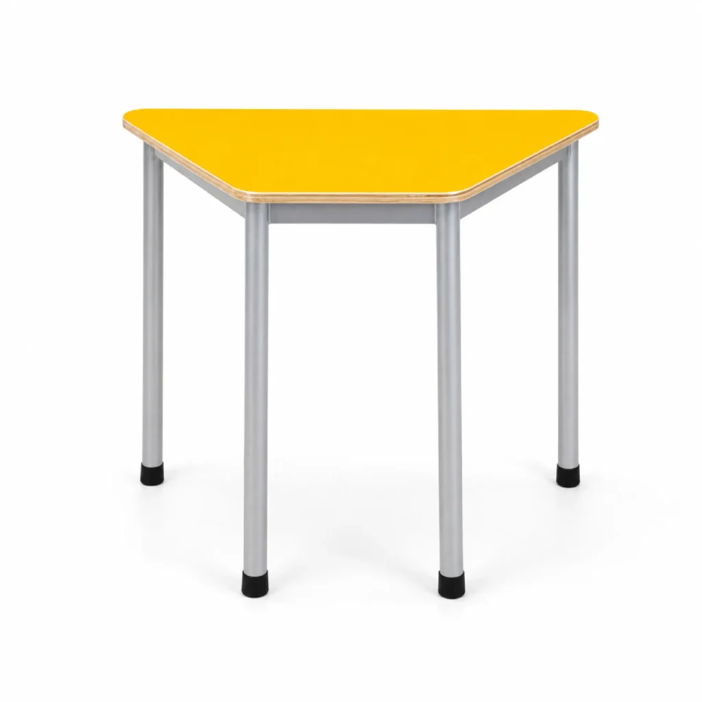MESA PARVULO TRAPEZOIDAL AMARILLA