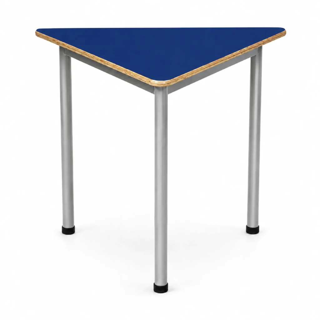 MESA PARVULO TRIANGULAR AZUL