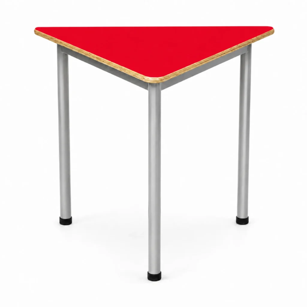 MESA PARVULO TRIANGULAR ROJA